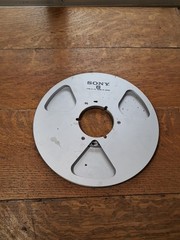 Aluminum Sony Metal 7 Inch 7″ Reel to Reel 1/4″ Tape Take-Up Reel K94 8