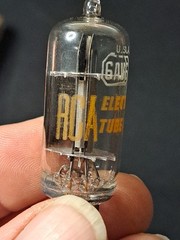 Vintage RCA 6AV6 Radio Amp TV Vacuum Tube Tested Good IOB