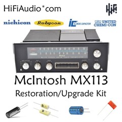 McIntosh MX113 tuner restoration recap repair service rebuild kit capacitor