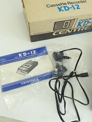 Pioneer Centrex KD-11 Vintage Portable Working Cassette Recorder Box Manual /rw