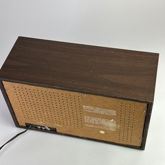 Sony ICF-9550W Radio AM/FM High Fidelity Sound 1970s VTG Real Wood Cabinet
