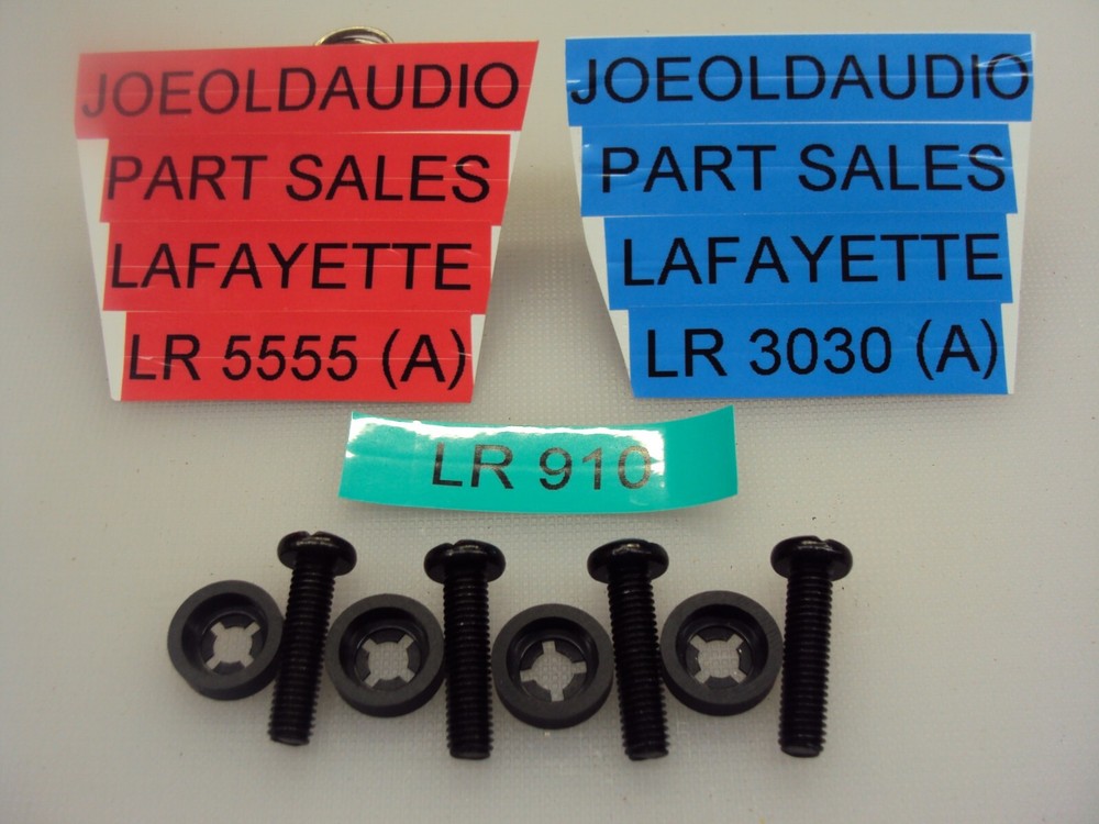 Lafayette LR5555 & A LR 3030 LR 910 Replacement Case Screws & Trim Pieces.