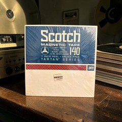 Vtg Scotch Magnetic Tape 7” Reel Sealed 3M 1/4” X 1200 Ft