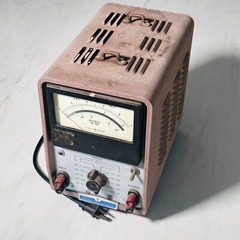 Vtg Telephone Radio Hewlett Packard Vacuum Tube Voltmeter 400H Untested Parts