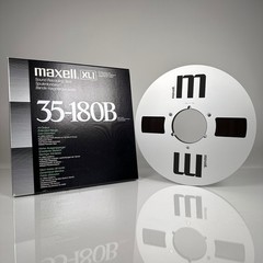 (New Old Stock) Maxell XLI 35-180B Tape 10.5”x 3600′ NAB Hub METAL Reel
