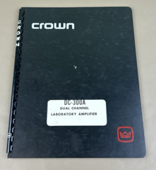Crown DC 300A Instruction Manual D-1407