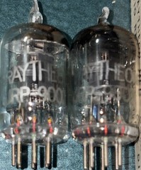 JRP-9001 May 1945 Date Pair Raytheon JAN US Army/Navy ⚓️ Insignia WWII Tubes NOS