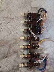 Heathkit AR-29 Stereo Push Button Assembly