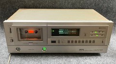 Akai GX-F60R Stereo Cassette Deck Japan TestedWorking Rust On Exterior Sold AsIs
