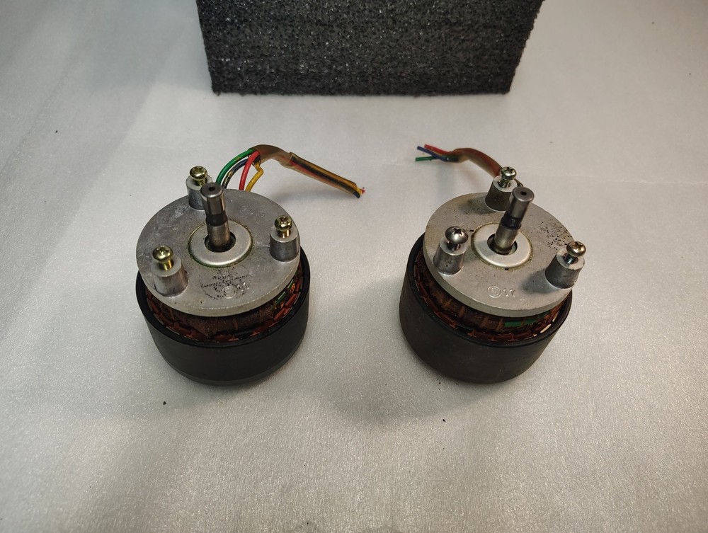 AKAI X-1810 reel to reel machine, left and right motors, one pair, model 24xo-mr