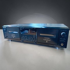 SONY TC-WE475 Stereo Double Cassette Deck Auto Reverse Tested Working