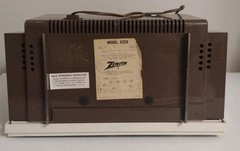 Vtg 1960s Zenith AM FM Radio Model X326 Brown And Cream Color -USA