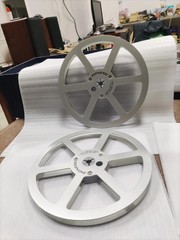 New One Pair Pioneer silvery 7” Tape Reel Light Metal Aluminum Take Up Reel
