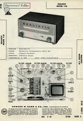VTG Sam’s Photofact/Schematic Folder Realistic Model #TIII SFF24
