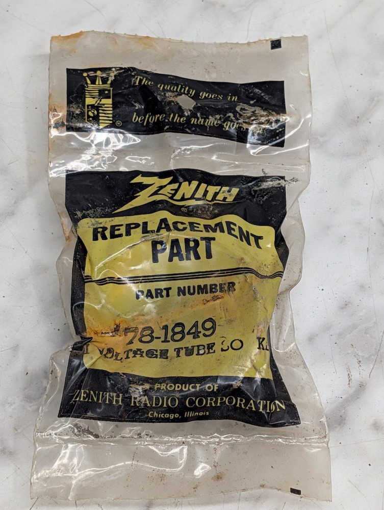 Zenith Replacement Part 78-1849 Voltage Tube Socket Radio Corp