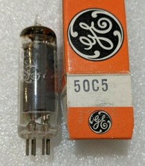 50C5 One (1) GE Tube NOS NIB Top Halo Getter