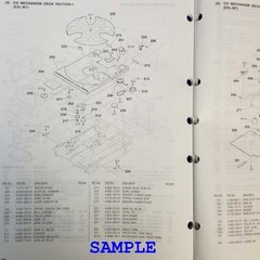 SONY XR-7070 XR-7071 XR-7072 Service Manual Original Paper OEM Repair Guide – US