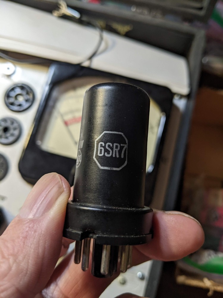 RCA 12SR7 An RCA Vacuum Tube VT133 HICKOK Tested p66