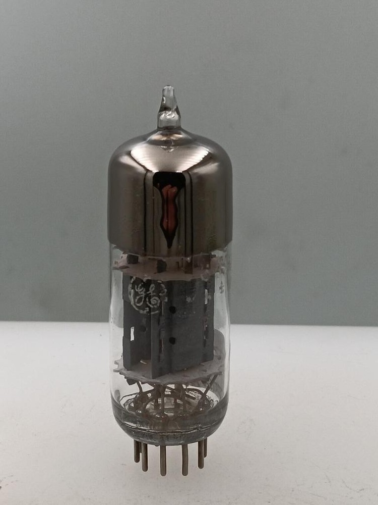 1959 GE 5 Star 6829 Test NOS 3-Mica Grey Plates Serious Tubes T812