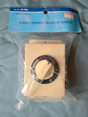 Vintage Radio Shack Realistic 40-130 Stereo Selector Switch New Old Stock