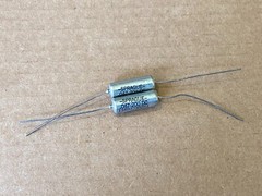 2 NOS Vintage .047 uf 200v Sprague 118P Vitamin Q Capacitors (Qty)