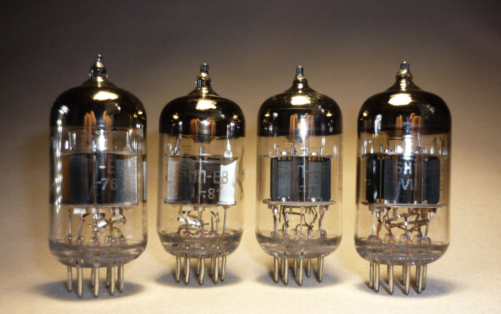 4pcs. 6N1P-EV / 6Н1П-ЕВ ~ 6N1, ECC87 Double triode OTK1
