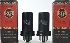 RCA VT-133 12SR7 Made in USA Metal Tube Qty 100 Pcs