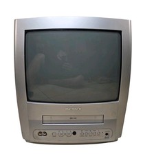 Magnavox 13” CRT TV VCR Combo MC132EMG17 TV Works, VCR Non-Working, As-IS READ