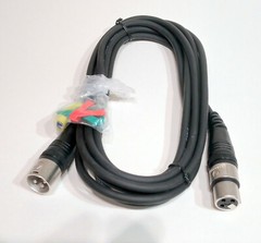 Proco Stagemaster XLR Balanced Microphone Cable 10 Ft XLR to XLR TWO PACK New!!