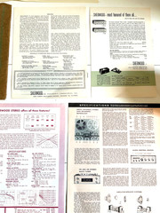 Sherwood Stereo Receiver S-5000 4000 3000 2200 1000 Owners Service Manual Packet