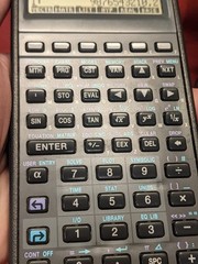 Hewlett Packard HP 48GX High Contrast Black Screen 128K Graphing Calculator