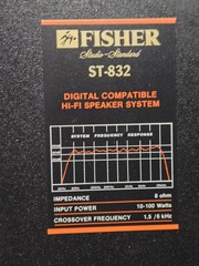 Fisher 15″ ST-832 Floor Standers TESTED