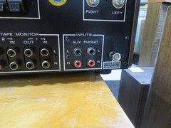 Marantz 2325 RCA Phono/Aux plate replacement. NEW 3D printed part. Red & Black