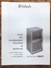 Mcintosh The Sound of Reality’ 19 pg C28 MC 2505 ++ Dealer Brochure *Orig*