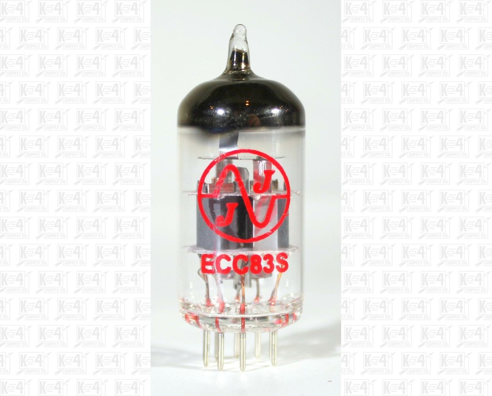 JJ Electronics ECC83-S (12AX7) Vacuum Tube Slovakia Gray Plates Red Label